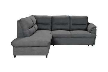 Graystone 3-seters Hjørnesovesofa - Mørkegrå - Møbler - Sofaer - Sovesofaer - Hjørnesovesofa