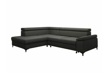 Graystone 3-seters Hjørnesovesofa - Mørkegrå - Møbler - Sofaer - Sovesofaer - Hjørnesovesofa