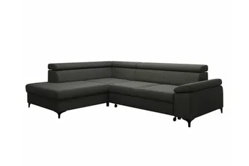 Graystone 3-seters Hjørnesovesofa - Mørkegrå - Møbler - Sofaer - Sovesofaer - Hjørnesovesofa