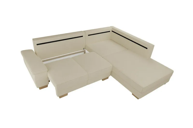 Graystone 3-seters Hjørnesovesofa - Møbler - Sofaer - Sovesofaer - Hjørnesovesofa