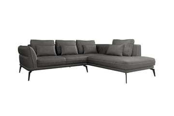 Graystone 4-sits Hörnbäddsoffa Dark grey - Møbler - Sofaer - Sovesofaer - Hjørnesovesofa