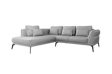 Graystone 4-sits Hörnbäddsoffa Ljusgrå - Møbler - Sofaer - Sovesofaer - Hjørnesovesofa
