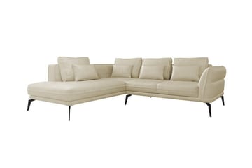 Graystone 4-sits Hörnbäddsoffa NO_BRAND Beige/Light beige - Møbler - Sofaer - Sofaer med sjeselong - 4 seters sofa med divan