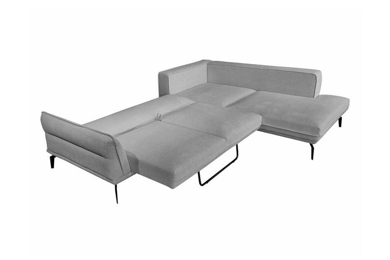 Graystone 4-sits Hörnbäddsoffa NO_BRAND Beige/Light beige - Møbler - Sofaer - Sofaer med sjeselong - 4 seters sofa med divan