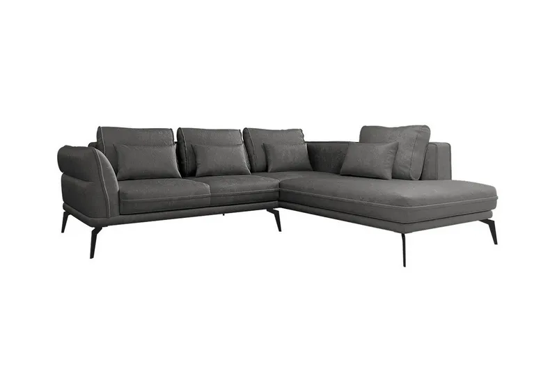 Graystone 4-sits Hörnbäddsoffa NO_BRAND Dark grey