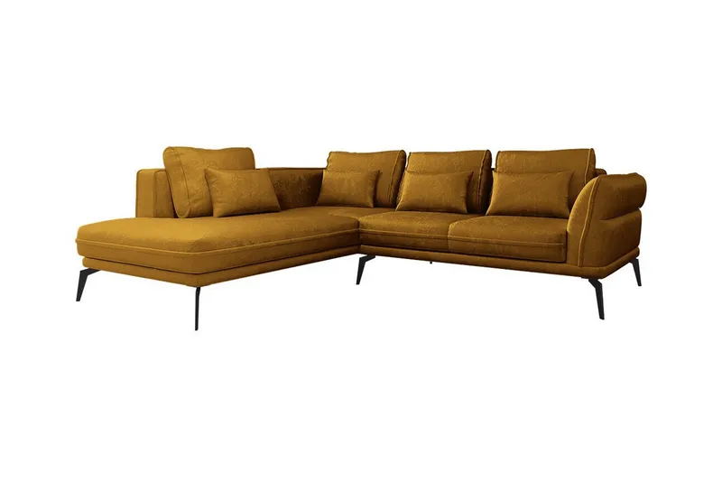Graystone 4-sits Hörnbäddsoffa NO_BRAND Dark yellow