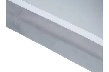 Hjørnesofa 4-seters H med sovefunksjon fløyelsgrå OSLO - Grå - Møbler - Sofaer - Sovesofaer - Hjørnesovesofa