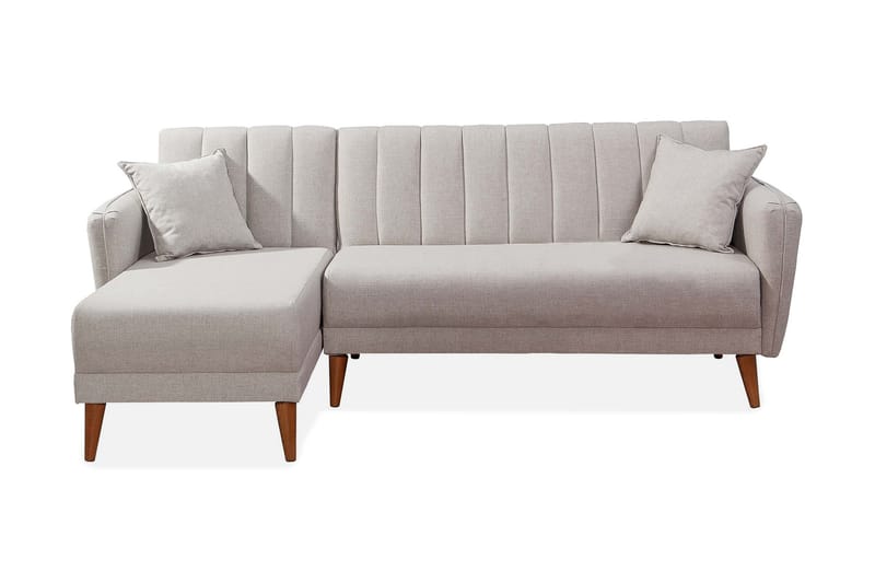 Hjørnesovesofa Beatris - Beige - Hjørnesovesofa