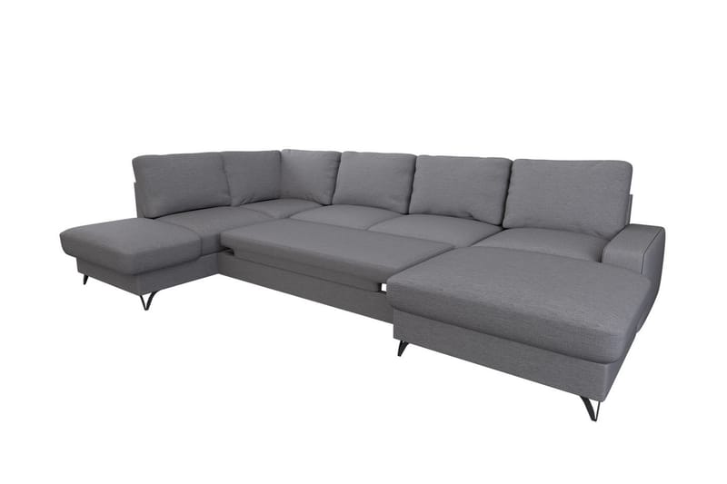 Hjørnesovesofa Flavio 367x214x91 cm - Møbler - Sofaer - Sovesofaer - Hjørnesovesofa