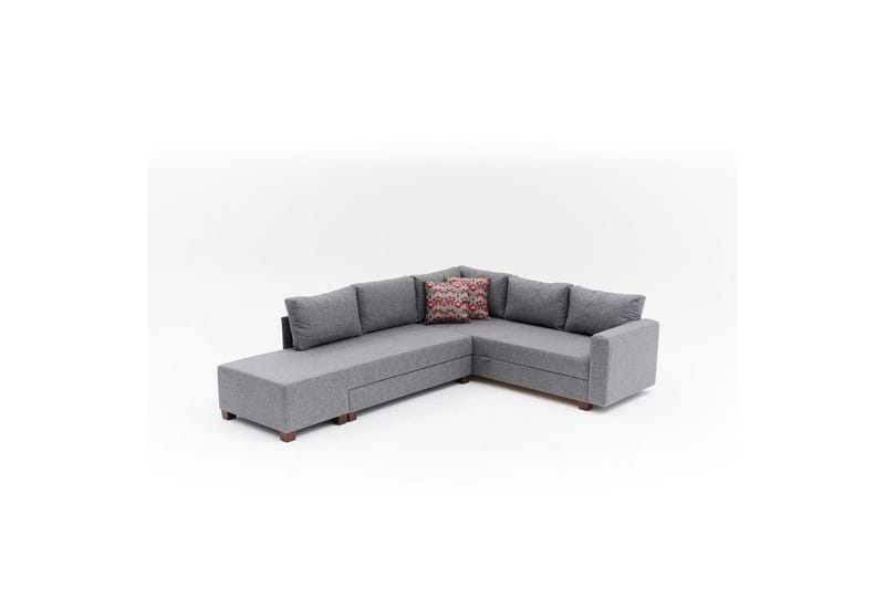 Hjørnesovesofa Iroulport Høyre Grå, Grå
