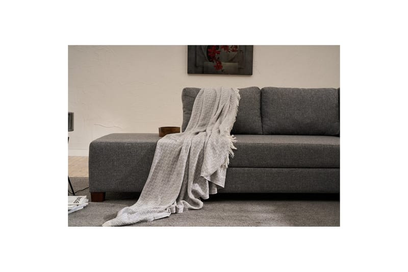 Hjørnesovesofa Iroulport Høyre Grå - Grå - Møbler - Sofaer - Sovesofaer - Hjørnesovesofa