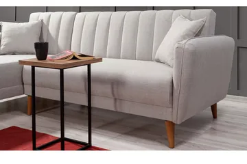 Jenick Hjørnesofa - Beige - Møbler - Sofaer - Sovesofaer - Hjørnesovesofa