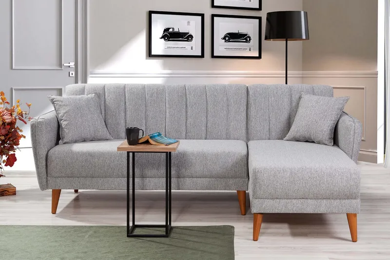 Jenick Hjørnesofa - Grå - Møbler - Sofaer - Sovesofaer - Sovesofa divan