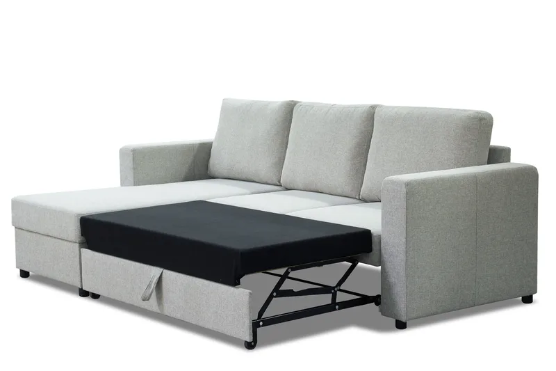 Julia Sovesofa 3-seter med Divan Venstre - Beige - Møbler - Sofaer - Sovesofaer - Hjørnesovesofa
