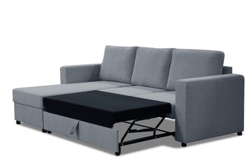 Julia Sovesofa 3-seter med Divan Venstre - Lysegrå - Møbler - Sofaer - Sovesofaer - Hjørnesovesofa