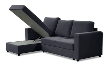 Julia Sovesofa 3-seter med Divan Venstre - Mellomgrå - Møbler - Sofaer - Sovesofaer - Sovesofa divan