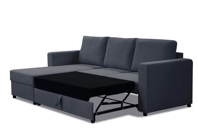 Julia Sovesofa 3-seter med Divan Venstre - Mellomgrå - Møbler - Sofaer - Sovesofaer - Sovesofa divan