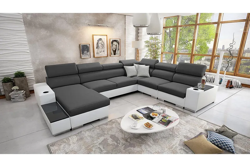 Kahundji Hjørnesovesofa - Møbler - Sofaer - Sovesofaer - Langsgående sovesofa