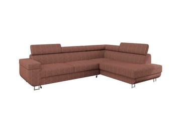 Kintore 3-sits Hörnbäddsoffa Brown - Møbler - Sofaer - Sovesofaer - Hjørnesovesofa