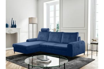 Kintore 3-sits Hörnbäddsoffa Dark blue - Møbler - Sofaer - Sovesofaer - Hjørnesovesofa