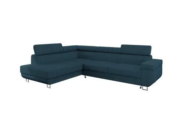 Kintore 3-sits Hörnbäddsoffa Dark blue - Møbler - Sofaer - Sovesofaer - Hjørnesovesofa