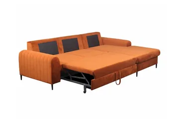 Kintore 3-sits Hörnbäddsoffa Dark blue - Møbler - Sofaer - Sovesofaer - Hjørnesovesofa