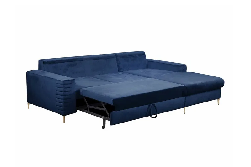 Kintore 3-sits Hörnbäddsoffa Dark blue - Møbler - Sofaer - Sovesofaer - Hjørnesovesofa