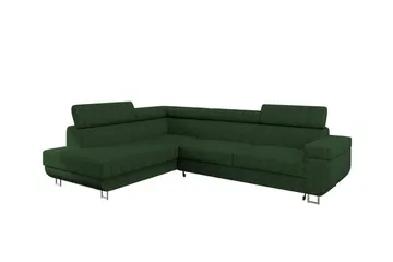 Kintore 3-sits Hörnbäddsoffa Dark green - Møbler - Sofaer - Sovesofaer - Hjørnesovesofa