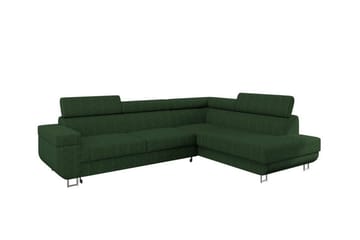 Kintore 3-sits Hörnbäddsoffa Dark green - Møbler - Sofaer - Sovesofaer - Hjørnesovesofa