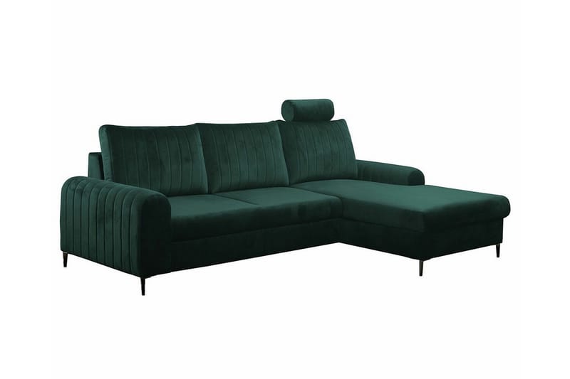 Kintore 3-sits Hörnbäddsoffa Dark green