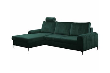 Kintore 3-sits Hörnbäddsoffa Dark green - Møbler - Sofaer - Sovesofaer - Sovesofa divan