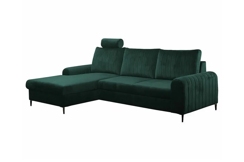 Kintore 3-sits Hörnbäddsoffa Dark green