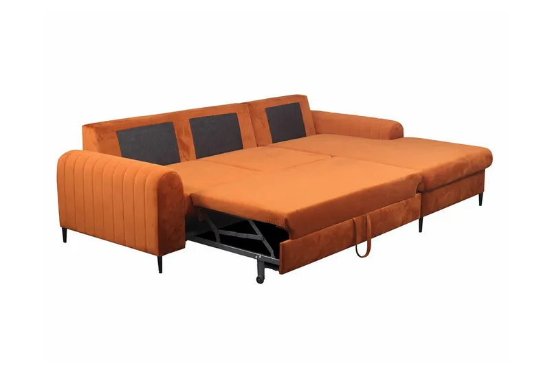 Kintore 3-sits Hörnbäddsoffa Dark green - Møbler - Sofaer - Sovesofaer - Sovesofa divan