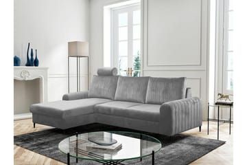 Kintore 3-sits Hörnbäddsoffa Light grey/Dark grey - Møbler - Sofaer - Sovesofaer - Hjørnesovesofa