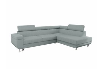 Kintore 3-sits Hörnbäddsoffa Light grey/Dark grey - Møbler - Sofaer - Sovesofaer - Hjørnesovesofa