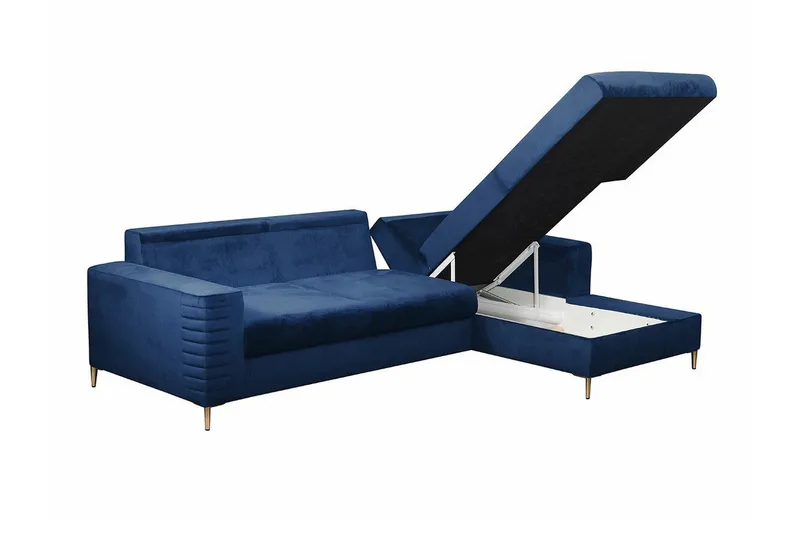 Kintore 3-sits Hörnbäddsoffa Light grey/Dark grey - Møbler - Sofaer - Sovesofaer - Sovesofa divan