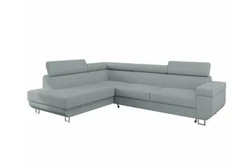 Kintore 3-sits Hörnbäddsoffa Ljusgrå - Møbler - Sofaer - Sovesofaer - Hjørnesovesofa