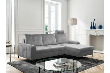 Kintore 3-sits Hörnbäddsoffa Ljusgrå - Møbler - Sofaer - Sovesofaer - Sovesofa divan