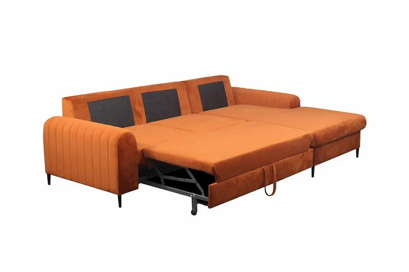 Kintore 3-sits Hörnbäddsoffa Ljusgrå - Møbler - Sofaer - Sovesofaer - Sovesofa divan