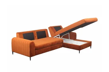 Kintore 3-sits Hörnbäddsoffa NO_BRAND Dark blue - Møbler - Sofaer - Sovesofaer - Hjørnesovesofa