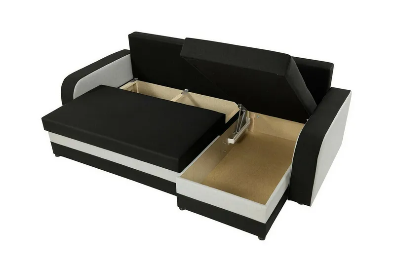 Kintore 3-sits Hörnbäddsoffa NO_BRAND Dark yellow - Møbler - Sofaer - Sovesofaer - Hjørnesovesofa