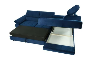 Kintore 3-sits Hörnbäddsoffa NO_BRAND Dark yellow - Møbler - Sofaer - Sovesofaer - Hjørnesovesofa