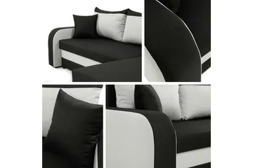 Kintore 3-sits Hörnbäddsoffa NO_BRAND Dark yellow - Møbler - Sofaer - Sovesofaer - Hjørnesovesofa