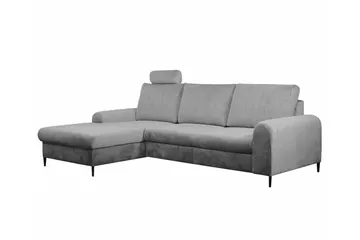 Kintore 3-sits Hörnbäddsoffa NO_BRAND Light grey/Dark grey - Møbler - Sofaer - Sovesofaer - Hjørnesovesofa
