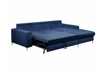 Kintore 3-sits Hörnbäddsoffa NO_BRAND Light grey/Dark grey - Møbler - Sofaer - Sovesofaer - Sovesofa divan