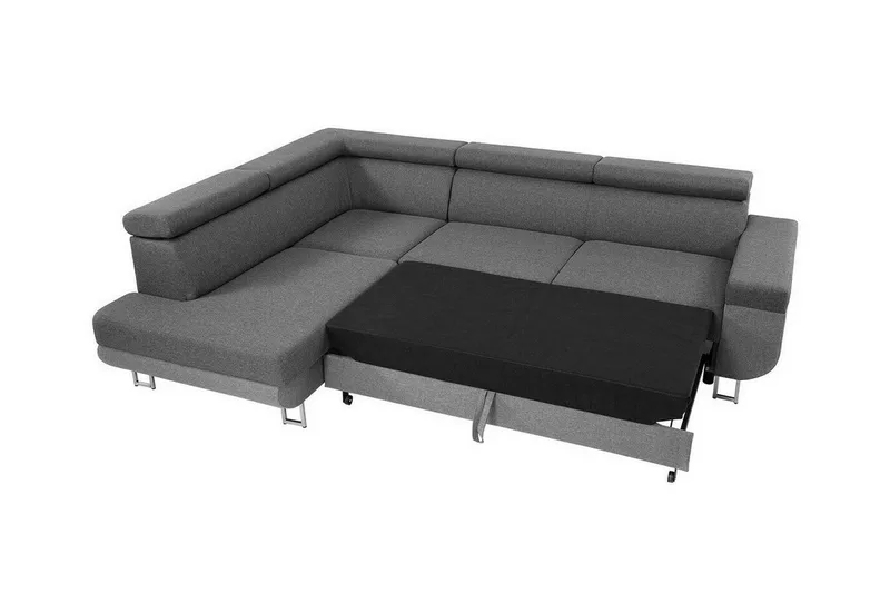 Kintore 3-sits Hörnbäddsoffa NO_BRAND Yellow - Møbler - Sofaer - Sovesofaer - Hjørnesovesofa