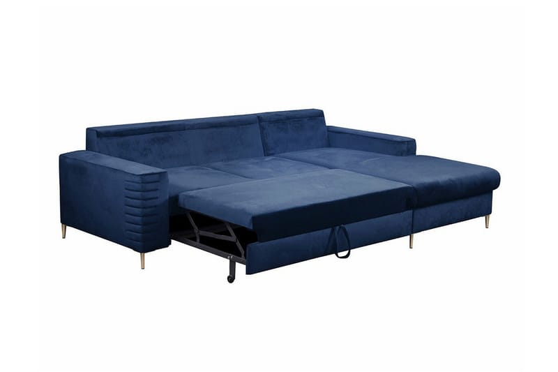 Kintore 3-sits Hörnbäddsoffa NO_BRAND Yellow - Møbler - Sofaer - Sovesofaer - Hjørnesovesofa