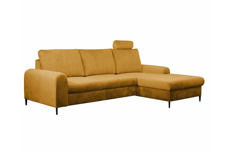 Kintore 3-sits Hörnbäddsoffa NO_BRAND Yellow