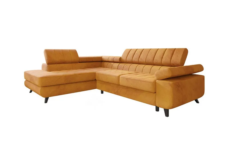 Kintore 3-sits Hörnbäddsoffa NO_BRAND Yellow
