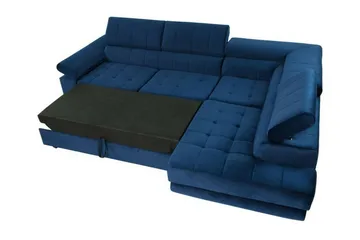 Kintore 3-sits Hörnbäddsoffa NO_BRAND Yellow - Møbler - Sofaer - Sovesofaer - Hjørnesovesofa